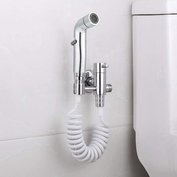 Handheld Bidet Sprayer Stainless Steel - Picture 1 of 12